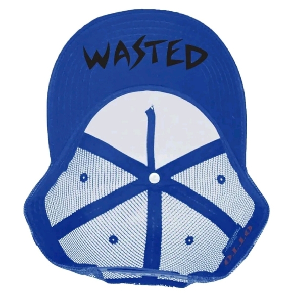 Municipal Waste Wasted Blue & White Trucker Hat - Picture 3 of 4